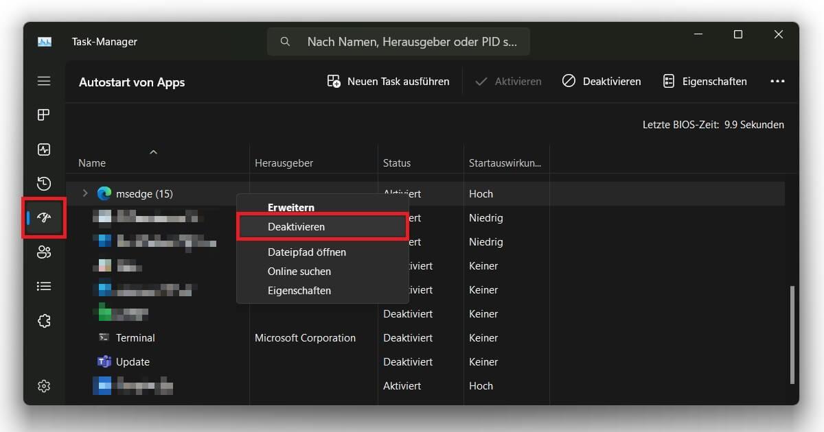 Die zahlreichen Möglichkeiten des Task-Managers!